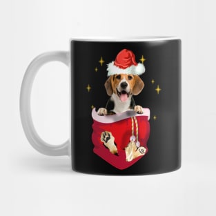 Beagle In Pocket Christmas Gift Mug